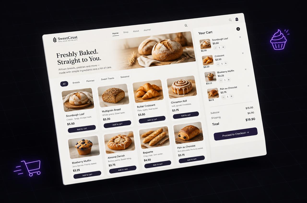 Portada de Carrito de Panadería y Pastelería